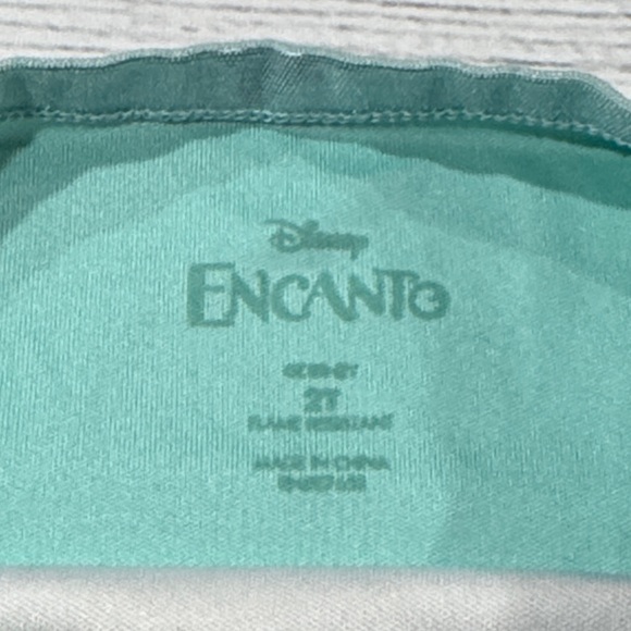 Disney’s Encanto Toddler Girls Aqua Nightgown with Character Design - Picture 2 of 5